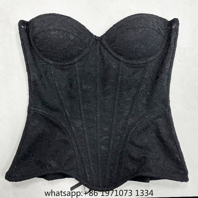 Corset Top Boned - Женский кружевной корсет-бюстье класса люкс для