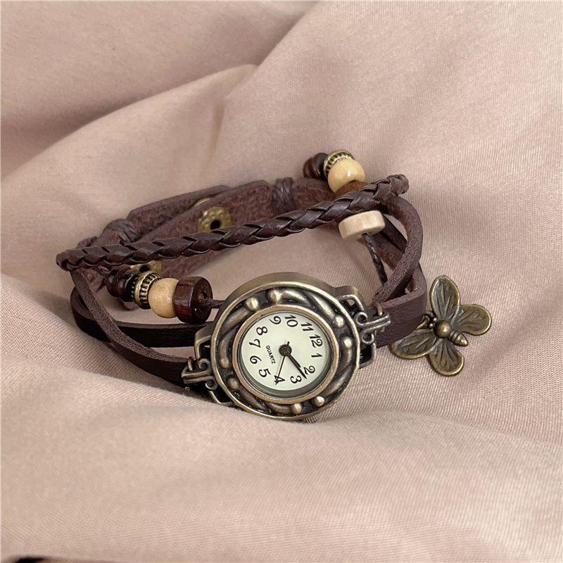 Women'S Fashion Digital Watch - Модные ретро-часы-браслет Xiaoxiang для студенток, стильный