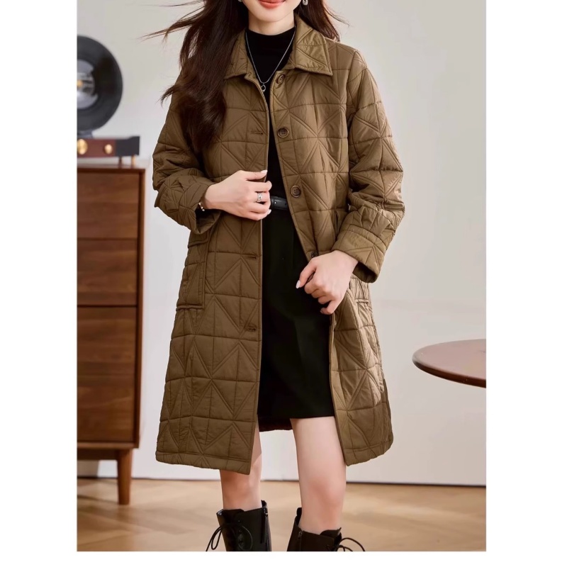 Женская легкая куртка средней  – обзор и цена Women'S Fashion Quilted Jacket