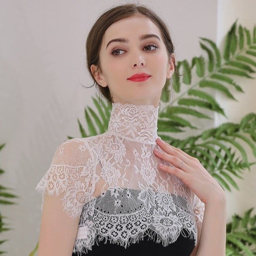 Съемный воротник-шарф из шифон – обзор и цена Wrap Blouse Chiffon