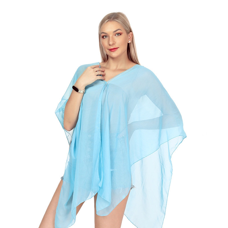 Женская солнцезащитная шаль дл – обзор и цена Wrap Blouse Chiffon