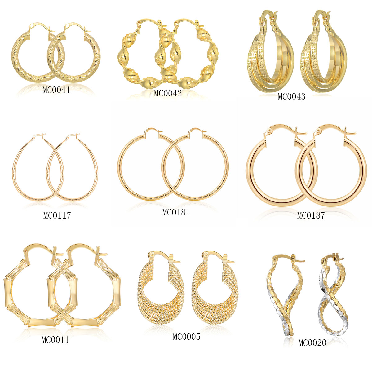 9 пар, позолоченные медные кру – обзор и цена Women'S Fashion Website
