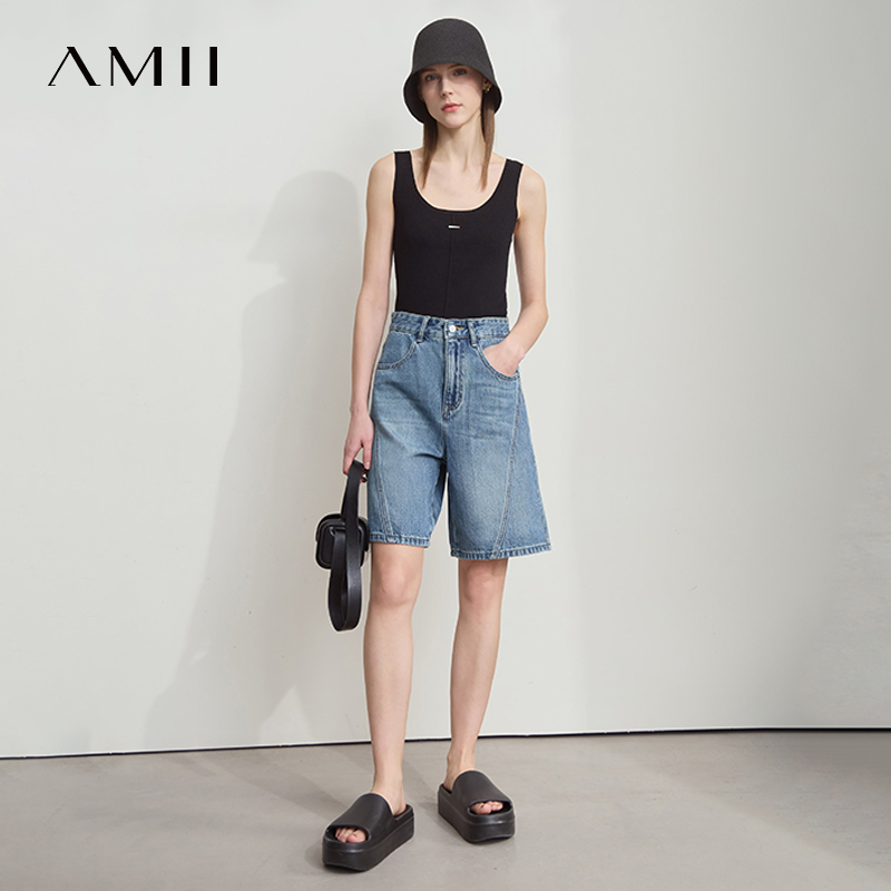 Женские джинсовые шорты AMII,  – обзор и цена Women Fashion Jeans