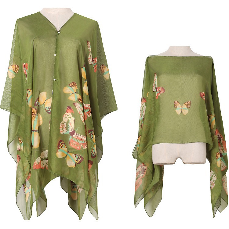 Женская солнцезащитная накидка – обзор и цена Wrap Blouse Chiffon