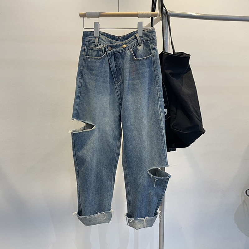Летние женские рваные джинсы с – обзор и цена Women Fashion Jeans