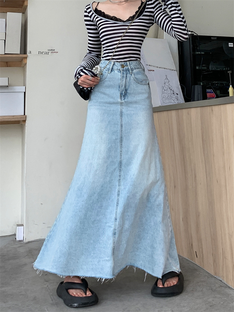 Трендовая женская джинсовая юб – обзор и цена Women Fashion Jeans